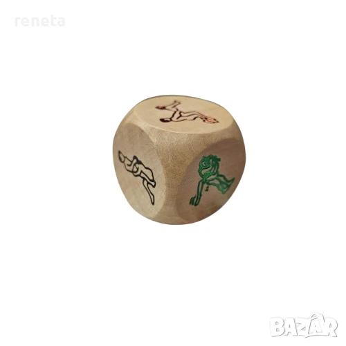 Зар с пози, Дървен, Еротичен, 4 см, снимка 1