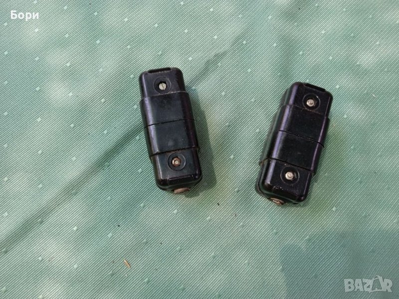 Стари бакелитови щепсели, снимка 1