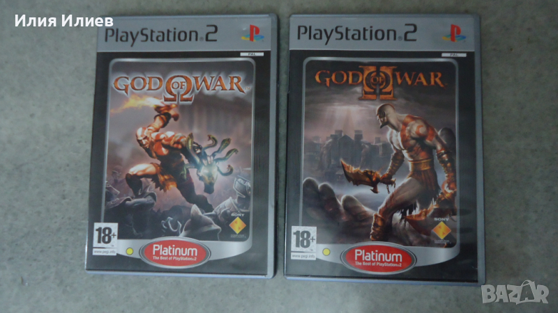 God of War 1/2 Platinum за Playstation 2, снимка 1