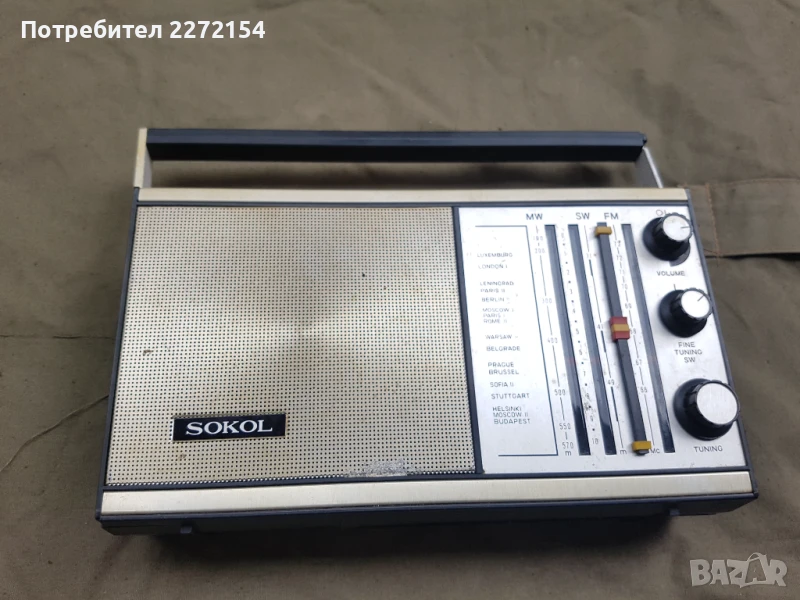 Радио транзистор Сокол, снимка 1