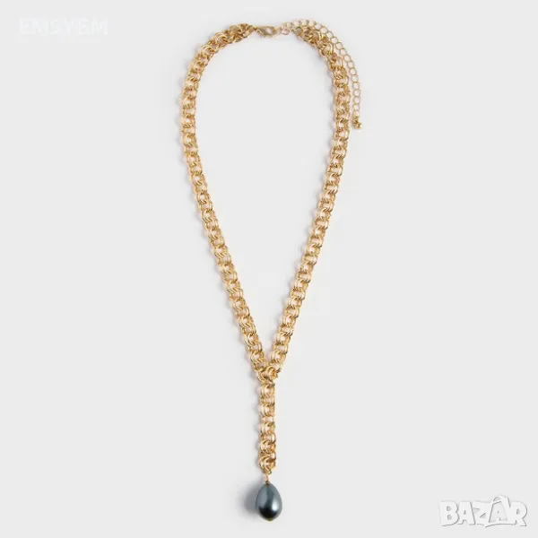 Колие от изкуствени перли Lestari, снимка 1