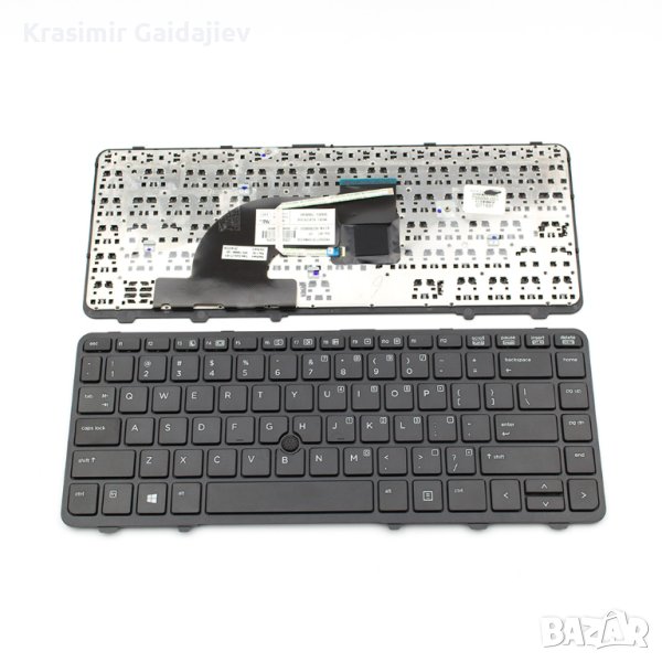 Клавиатура за HP ProBook 640 G1 645 G1 Black Frame Black With Pointing Stick US, снимка 1