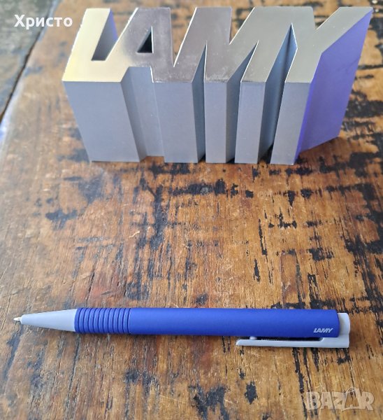 химикалка Лами Лого Logo перлена пластмаса много рядка 39 лв, снимка 1