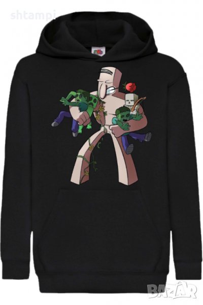 Детски Суитчър/Суитшърт Iron Golem,Minecraft,Игра,Подарък,Изненада,Забавление,Рожден Ден, снимка 1