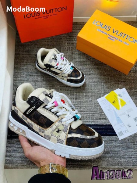 ⚡🤎Louis Vuitton стилни кафяви дамски обувки🤎⚡, снимка 1