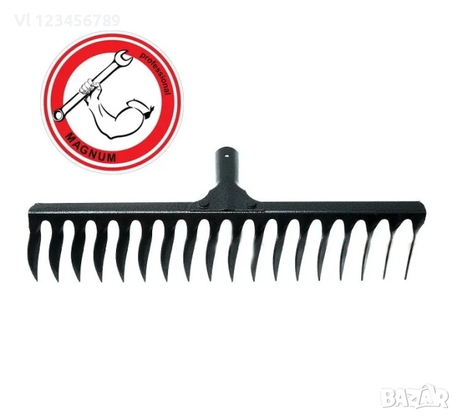 Търмък /гребло /  18 зъба, снимка 1