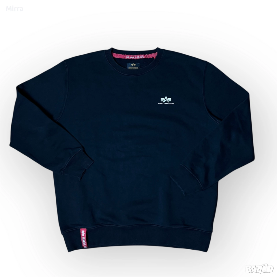 Alpha Industries Heavy Cotton Sweatshirt Crewneck, снимка 1