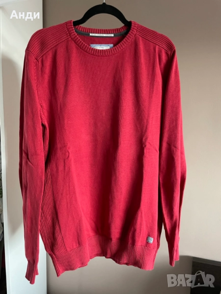 Tom Taylor Мъжки памучен пуловер, размер L, снимка 1