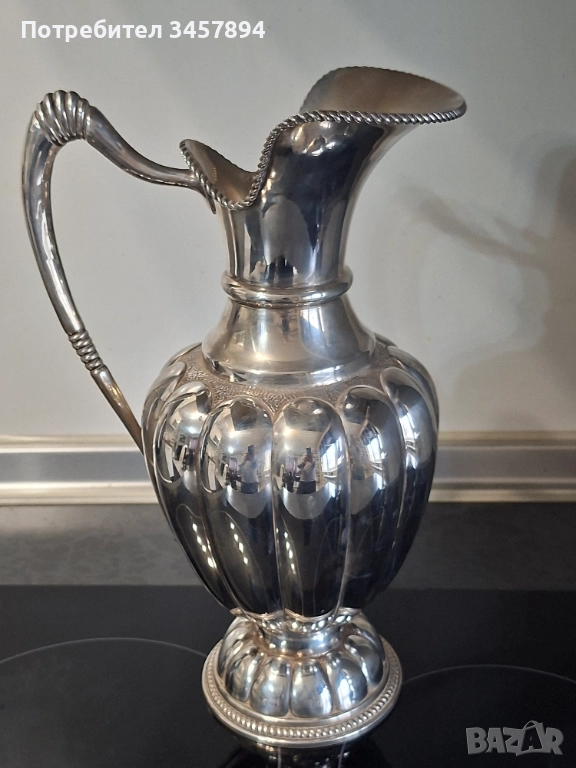 Испанска сребърна кана, снимка 1