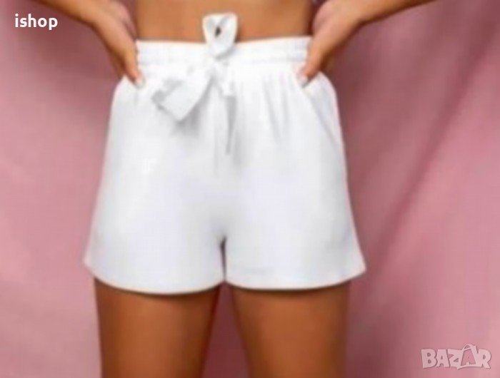 Къси Панталони В Бял Цвят, снимка 1