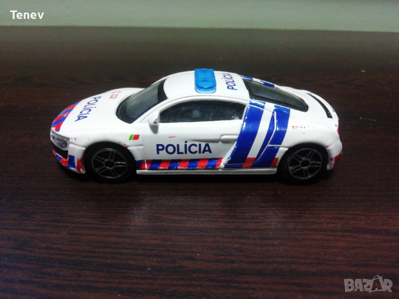 Bburago Audi R8 1/43 Portugal Police Policia Ауди Бураго количка колекционерска , снимка 1
