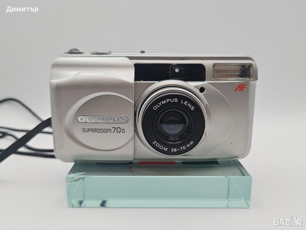 Olympus superzoom 70g камера с лента фотоапарат , снимка 1