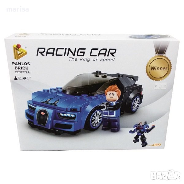 Конструктор синя кола робот 237 части, 66100, снимка 1