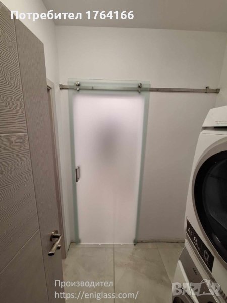 стъклена врата за баня от производител, снимка 1