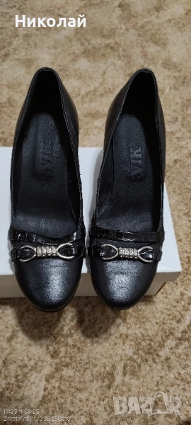 Дамски кожени обувки N34, снимка 1