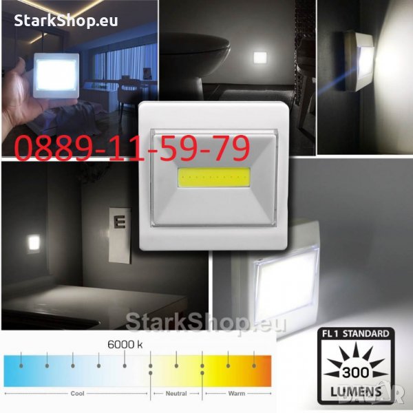 LED ключ за стена – 3W, снимка 1