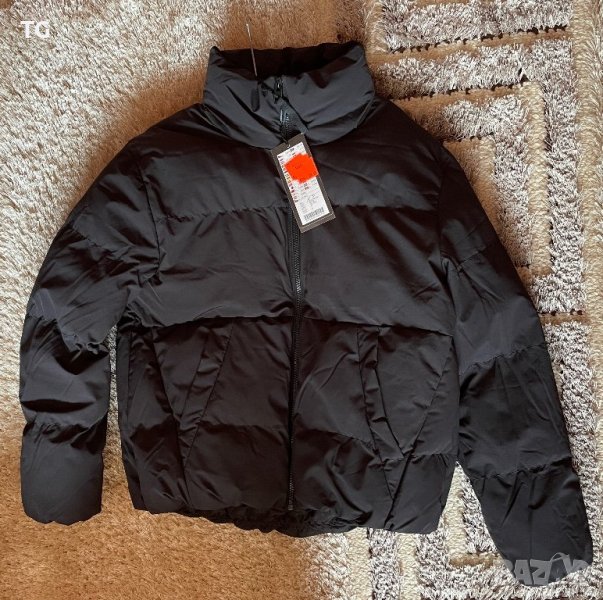 Зимно черно дамско яке, снимка 1