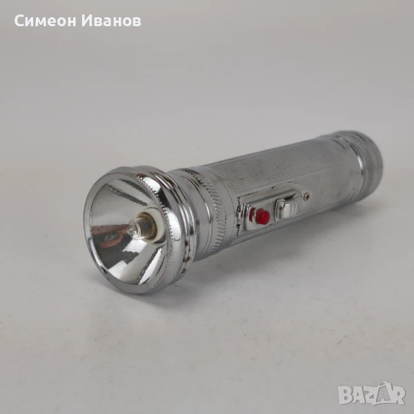 Стар голям метален фенер XIONG JI China #5984, снимка 1