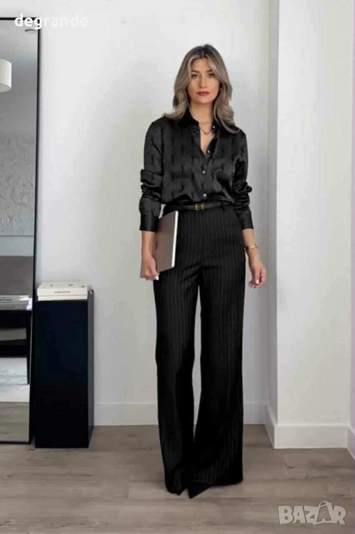 Сатенен комплект YSL 3 части, снимка 1