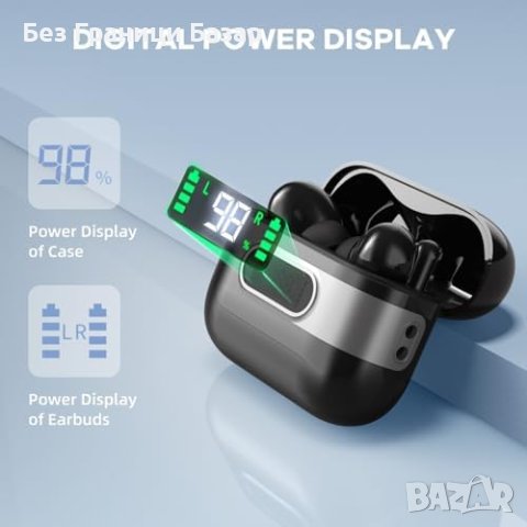 Нови Bluetooth 5.3 Hi-Fi Слушалки, 42H Възпроизвеждане, ENC Шумопотискане, снимка 2 - Bluetooth слушалки - 43759865