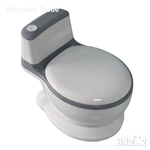 Обучително гърне за деца Mercado Trade, Със звук, Бял