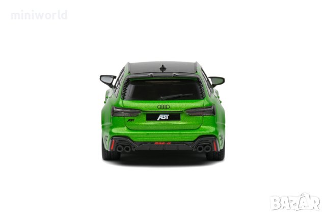 Audi Abt RS6-R Avant Kombi 2022 - мащаб 1:43 на Solido моделът е нов в PVC дисплей-кейс, снимка 2 - Колекции - 42727119