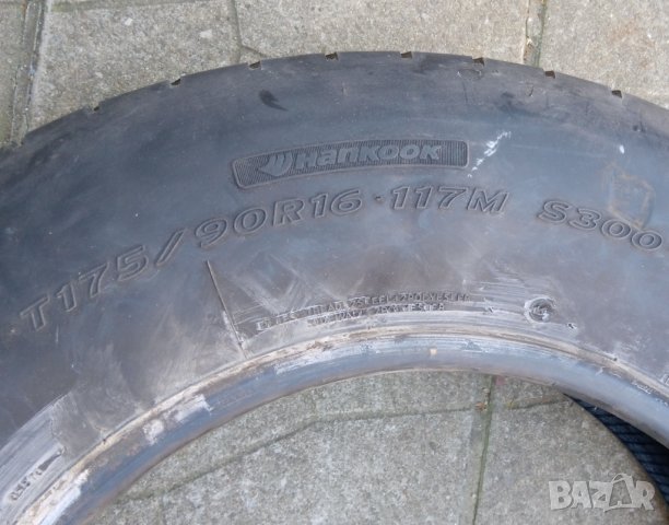 джипова резервна гума Hankook T 175/90 R16 117M , снимка 6 - Аксесоари и консумативи - 33454045