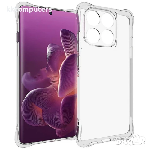 Motorola Edge 60 Pro 5G Прозрачен Удароустойчив Калъф TPU с Анти-Приплъзване + Скрийн Протектор