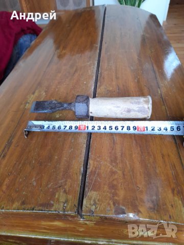 Старо дърводелско длето #6, снимка 6 - Антикварни и старинни предмети - 34568472