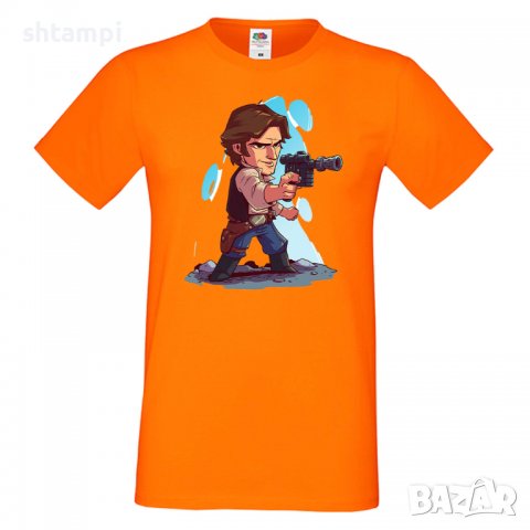 Мъжка тениска Star Wars Han Solo Star Wars Игра,Изненада,Подарък,Геймър, , снимка 18 - Тениски - 36809191