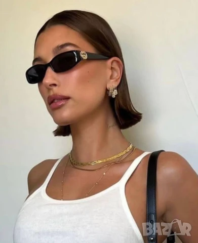 очила с черен обикновен калъф gucci celine и ув защита, снимка 3 - Слънчеви и диоптрични очила - 50741657