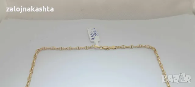 Нов -Златен синджир-4,55гр/14кр, снимка 5 - Колиета, медальони, синджири - 47277305