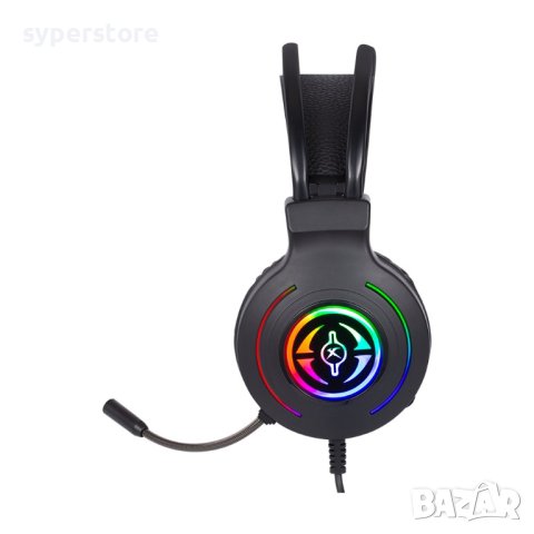 Слушалки с микрофон XTrike Me GH-413 Backlit RGB Геймърски, снимка 3 - Слушалки за компютър - 43639082