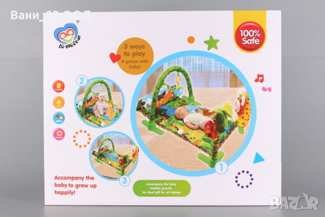 Бебешка активна гимнастика "Джунгла", снимка 8 - Играчки за стая - 37588969