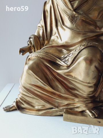 Стара антикварна бронзова фигура 19 век/бронз сребро злато/, снимка 8 - Антикварни и старинни предмети - 40052363