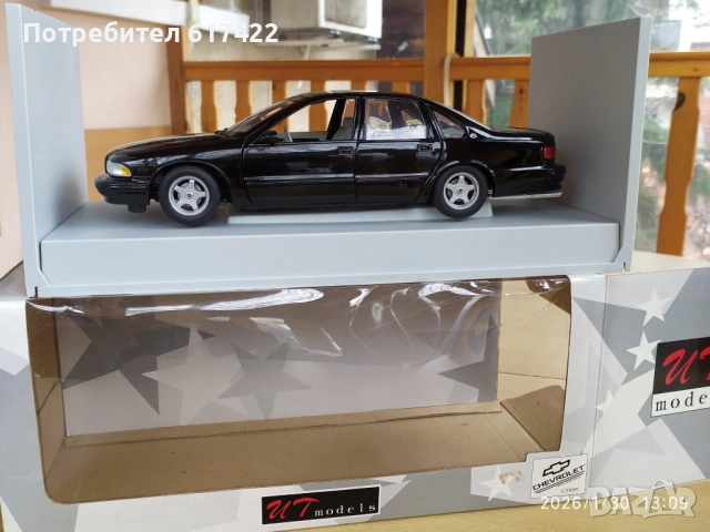 1:18 Метален модел на Chevrolet Impala SS 1996 - UT MODELS, снимка 2 - Колекции - 53282988