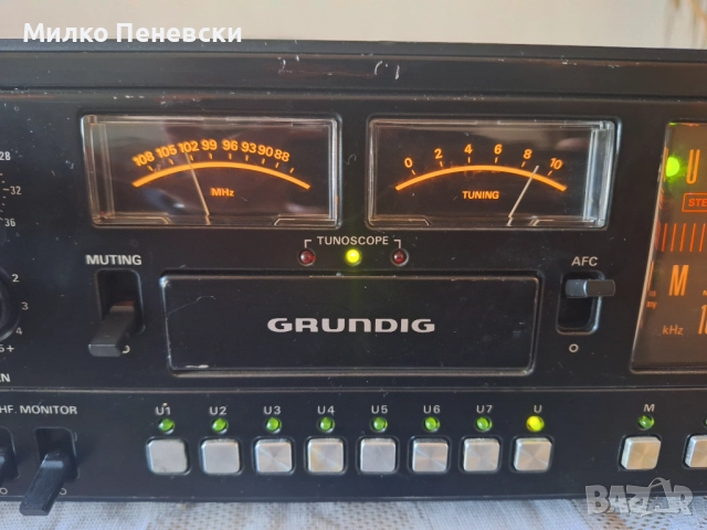 GRUNDIG R 35 HI FI VINTAGE STEREO RECEIVAR.MADE IN WEST GERMANY.YAHRE 1978., снимка 3 - Ресийвъри, усилватели, смесителни пултове - 52933365