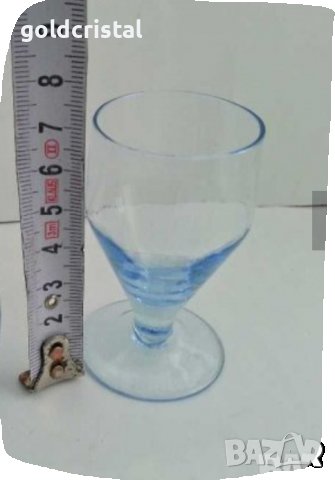 Ретро стъклени чаши цветно стъкло, снимка 3 - Антикварни и старинни предмети - 35985024
