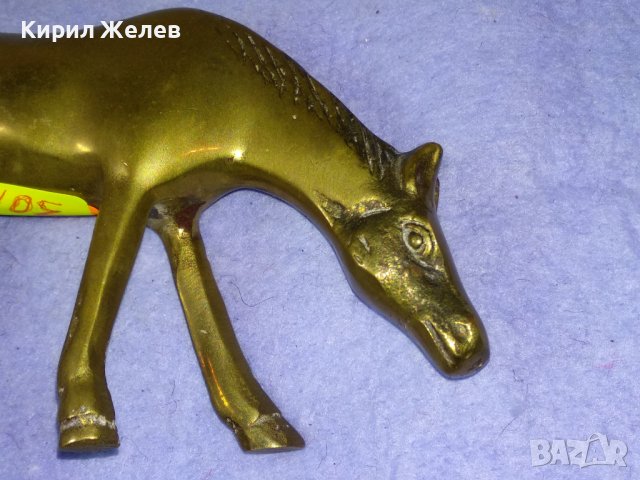 МНОГО КРАСИВО Стао МЕСИНГОВО КОНЧЕ Декоративна МЕТАЛНА СТАТУЕТКА Арт ФИГУРКА За ДОМА КОЛЕКЦИЯ 15429, снимка 4 - Статуетки - 43891629