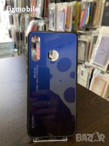 Huawei P30 Lite Силиконов кейс със стъклен гръб, снимка 1