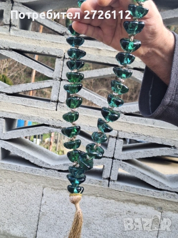 Броеница с 36 мънисти декорация , снимка 3 - Антикварни и старинни предмети - 53392268