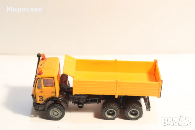 HERPA H0 1/87 MERCEDES САМОСВАЛ ГОНДОЛА МОДЕЛ КАМИОН, снимка 3 - Колекции - 53566361