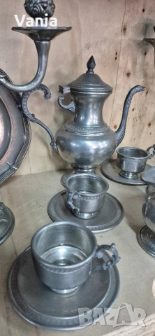 Калаен сервиз , снимка 3 - Антикварни и старинни предмети - 52848048