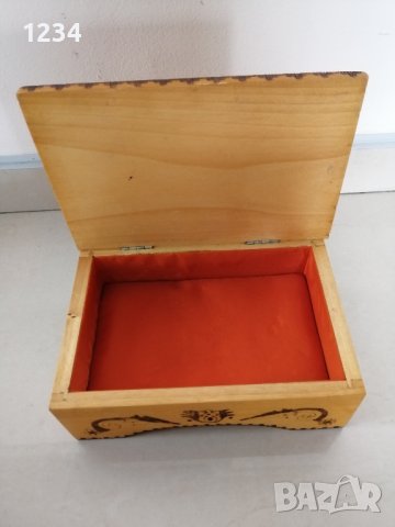 Дървена кутия 20.5 х 14 h 7.5 см. , снимка 5 - Други стоки за дома - 43253308