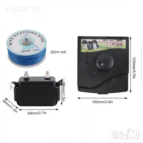 ЕЛЕКТРОННА ОГРАДА ДО ТРИ КУЧЕТА ЕЛЕКТРОНЕН НАШИЙНК-ЕЛ,ПАСТИР ВОДОУСТОЙЧИВ, снимка 10 - За кучета - 33246431