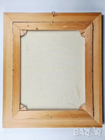 Картина - натюрморт с цветя с дървена рамка, снимка 7 - Картини - 52353144