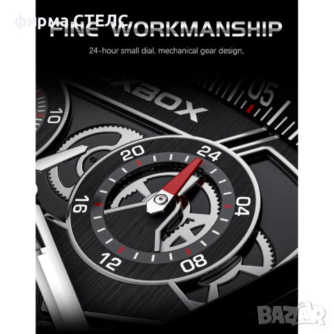 Мъжки часовник Lige Luxury Sport Watch, Водоустойчив, снимка 14 - Мъжки - 44042341