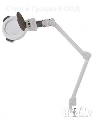Лампа лупа LED Zoom - 5 диоптера - настолна