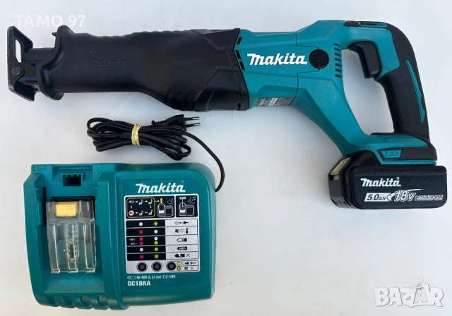 Makita DJR186 - Акумулаторен саблен трион 18V 5.0Ah, снимка 3 - Други инструменти - 51604364