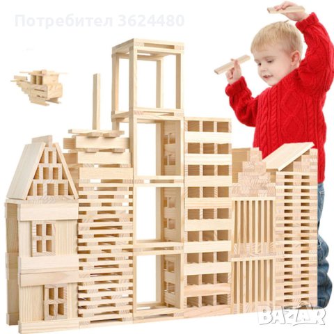 3669 Дървен конструктор за деца, снимка 8 - Конструктори - 37550094